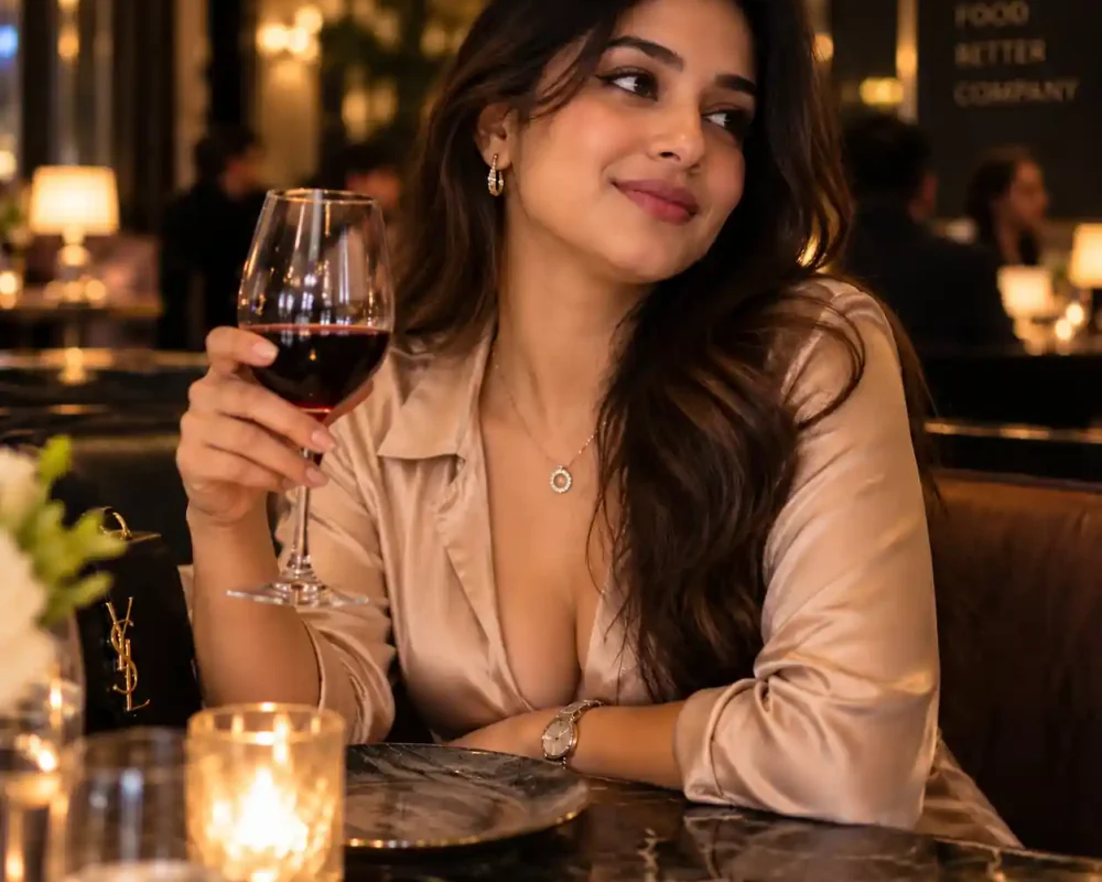 Fine dining with a Call Girl in Faridabad